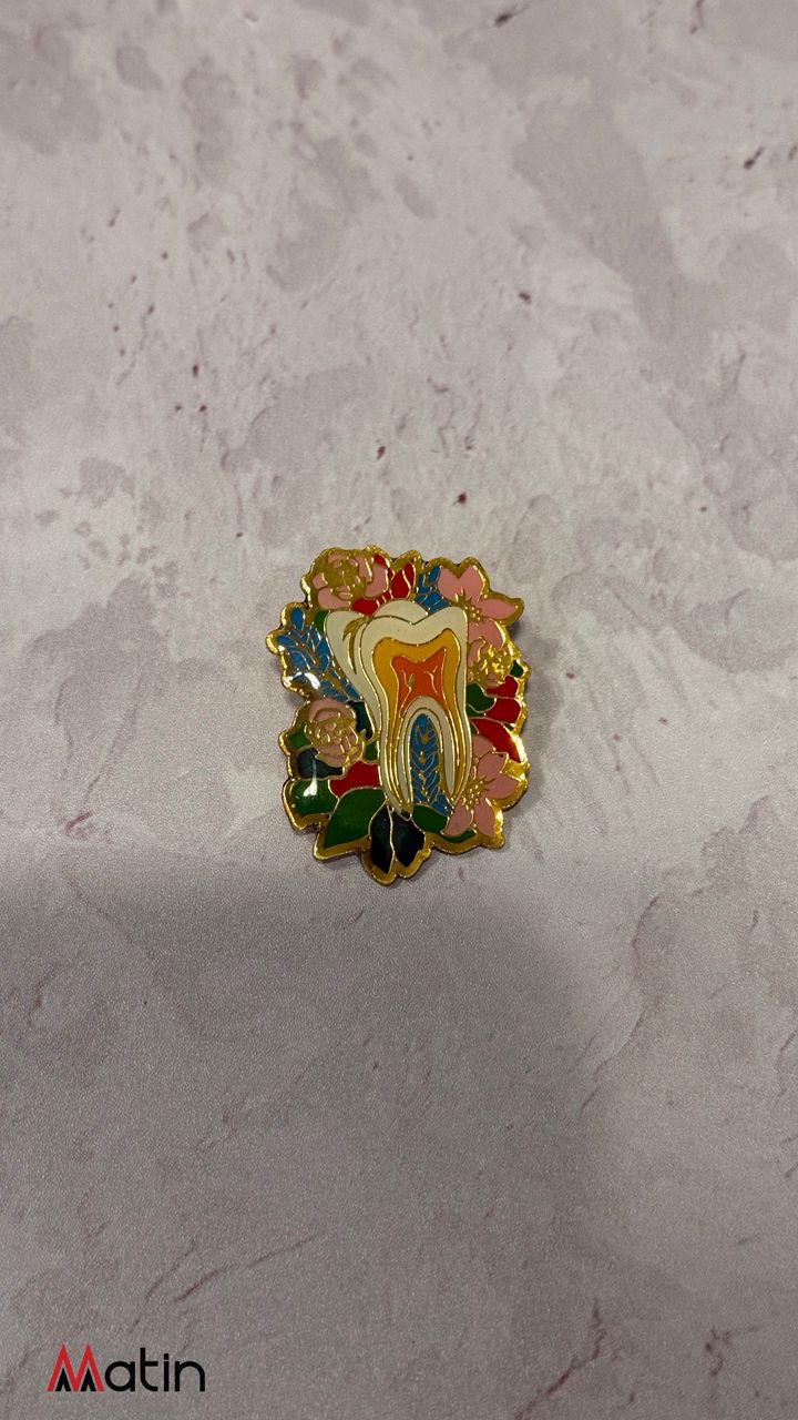 بج سینه طرح دندان گلدار