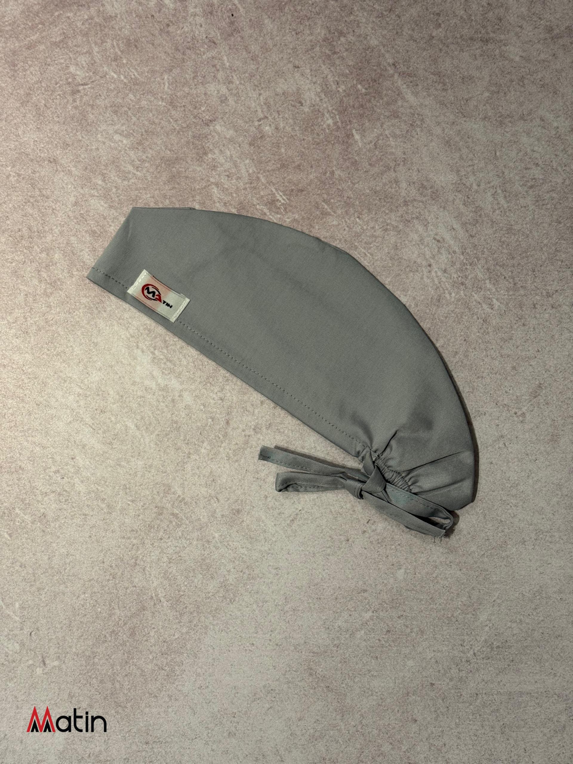 کلاه پزشکی ساده طوسی روشن